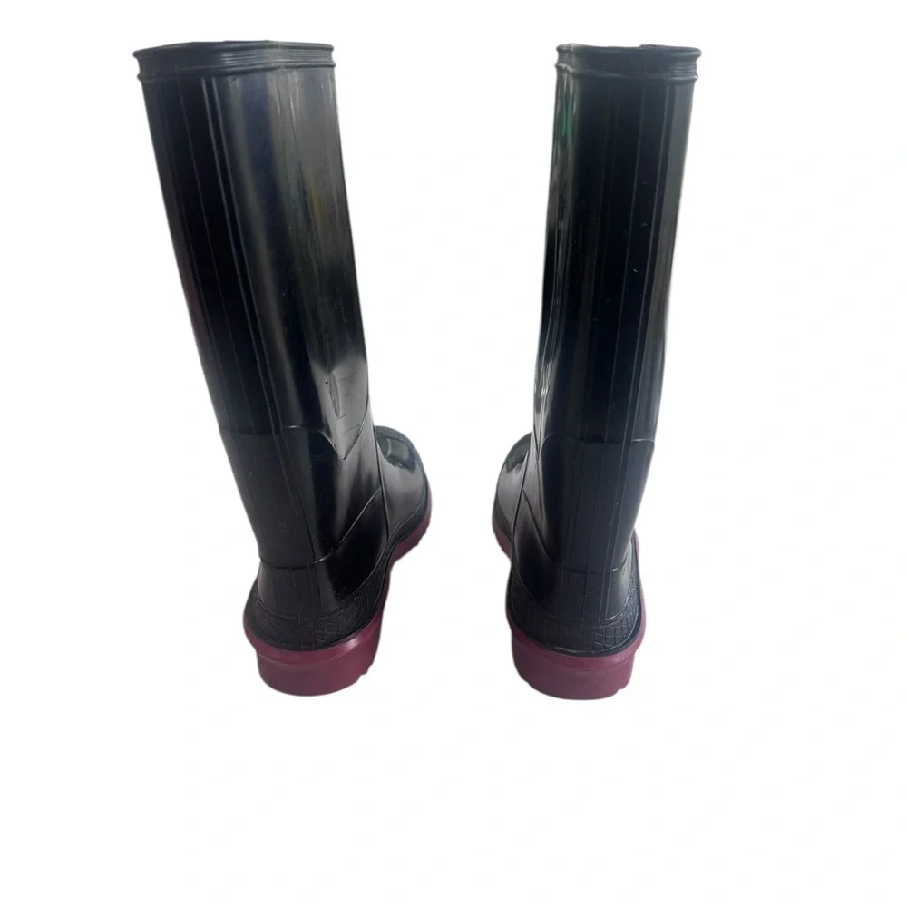 LaCrosse Black Boots with Red‎ Soles Youth Size 5